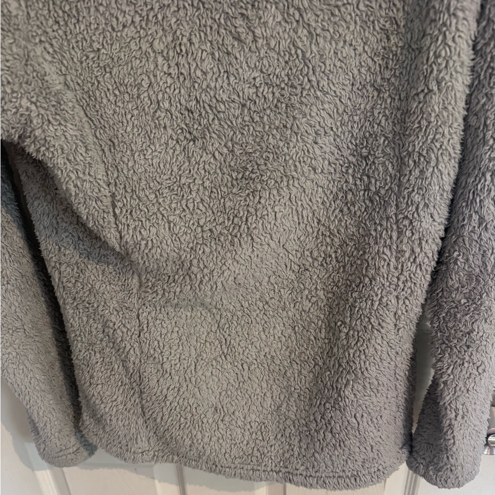 Patagonia Jacket Womens XS Gray Los Gatos Fuzzy 1/4 Quarter Zip Pullover - Picture 8 of 14